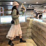 Long Tulle Midi Skirts Womens
