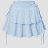 New Solid Color Skirt Women Summer Fashio