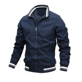Men Windbreaker Jacket White Casual Jacket