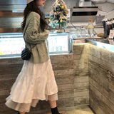 Long Tulle Midi Skirts Womens
