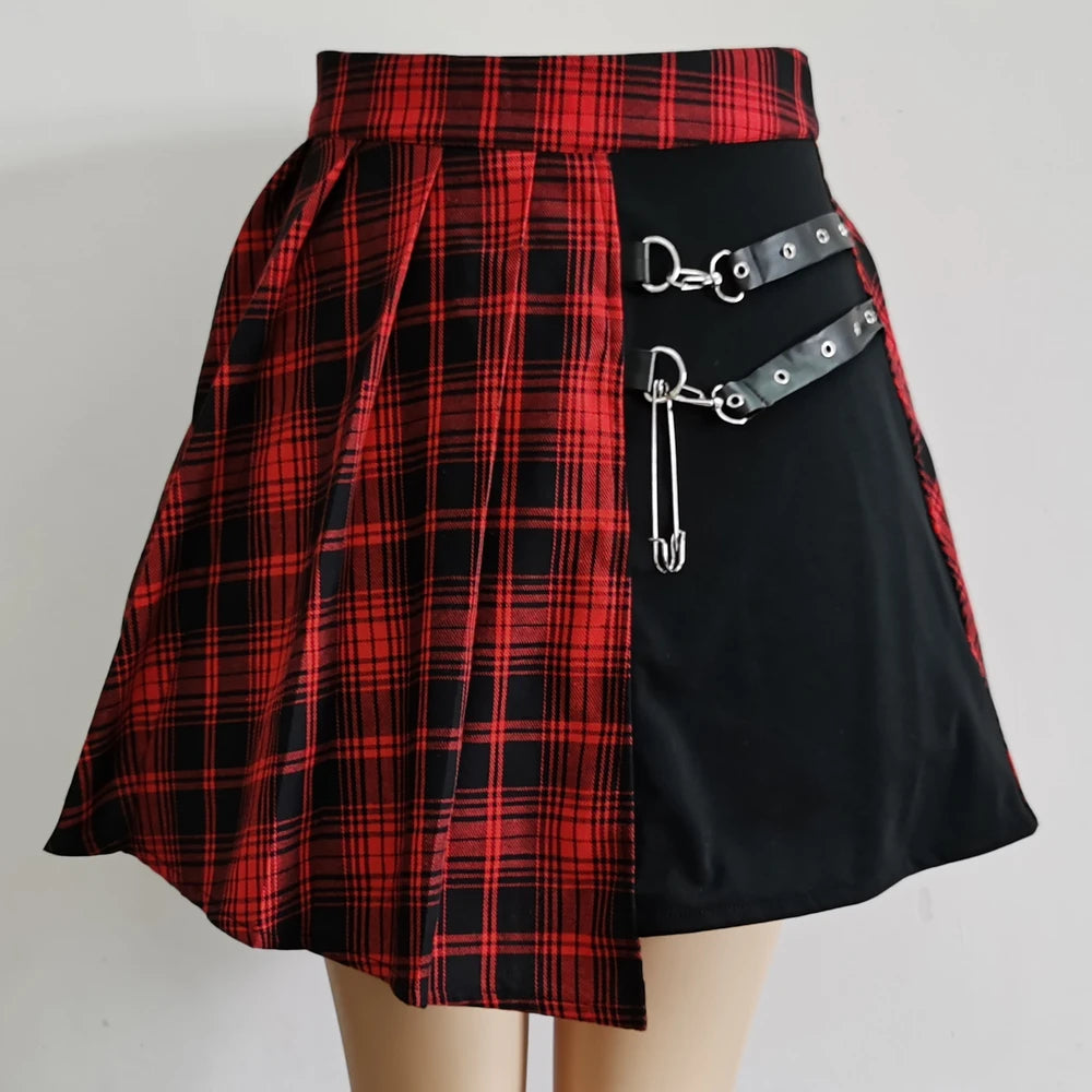 Gothic Sweet Women Pleated Skirt