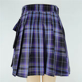 Harajuku Punk Gothic Black High Waist Black Skirts