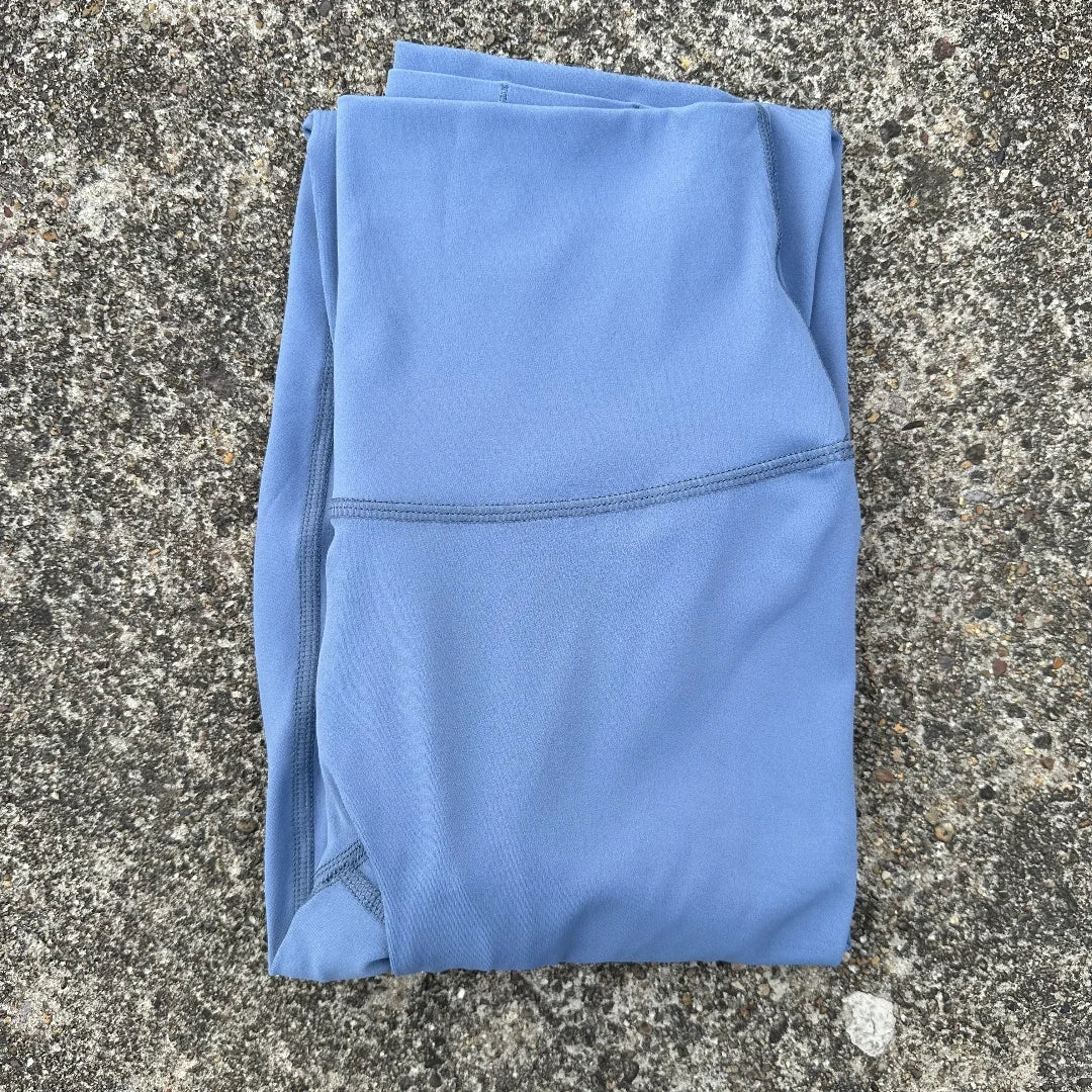 Solid Color Back Waist Pocket High Waist Yoga Legging