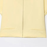 MUJER Women's Cropped Jacket Short Sleeve Varsity Jackets for Women