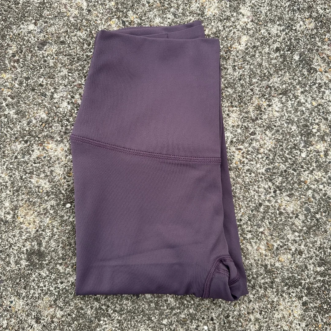 Solid Color Back Waist Pocket High Waist Yoga Legging