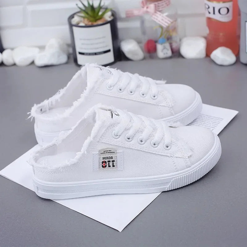 2024 Spring Summer Women Canvas Sneaker